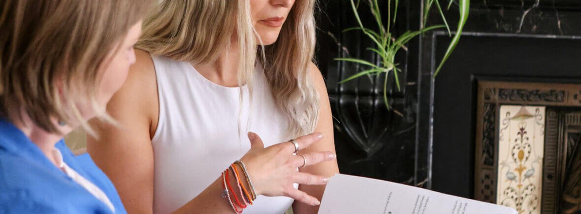 Sophie, Reiki practitioner at Be About Health in Chard, channeling energy to support a client&rsquo;s wellbeing.